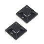 Carlgelrag 500 Pieces Auto-Adhesif Cable Attache Base Support 20 x 20 x 6mm