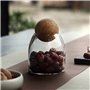 Kissmii Boule de Liège pour Vin, Bouchon en Bois pour Carafe à Vin, Remplacement de Bouteille, Accessoires pour Bouchons de Vin