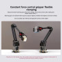 Louttary Moteur de Servo-Robot TTL à Double Arbre Tout en Métal avec Couple de Contrôle de 35 Kg.cm et Force Constante pour Préh