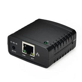 Knoruley Serveur d'impression USB 2.0 LRP Partager Un Réseau LAN Ethernet Imprimantes Adaptateur Secteur HUB USB Serveur d'impre