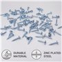 0 x 20 mm Argenté