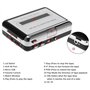 Delleu Protable Lecteur Cassette USB magnétophone à MP3 Compatible avec Ordinateurs Portables Ordinateur de Capture Audio Device