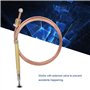 OKBY - Thermocouple universel de cheminée à gaz - Kit de remplacement - 900 mm - Gris - Connexion vis - Acier inoxydable