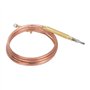 OKBY - Thermocouple universel de cheminée à gaz - Kit de remplacement - 900 mm - Gris - Connexion vis - Acier inoxydable