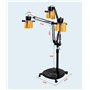 NNYROKJF Support de moxibustion réglable avec Base résistante à la Chaleur - Design Compact for Le Bien-être à Domicile