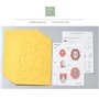 Fait à la main – Modèle en papier 3D Tête de lion, modèle de sculpture en papier, modèles assemblés en papier 3D, symbolisant la