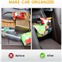 PEKMAR Organisateur de Dossier d'auto de Poche en Mesh, pour DS DS3 DS4 DS5 DS5LS DS6 DS7 DS9, Sac de siège Central d'auto