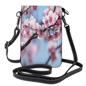 Sac à main tentant avec imprimé fleurs de cerisier pour téléphone portable