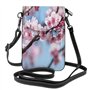 Sac à main tentant avec imprimé fleurs de cerisier pour téléphone portable
