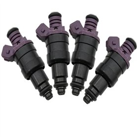 Lot de 4 injecteurs de carburant compatibles avec Renault Clio Kangoo Twingo 1.2