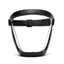 yasoe Masque de Protection de Travail Masque de Protection Intégral Transparent Protecteur Anti-Poussière avec 10 Filtres Noir