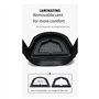 yasoe Masque de Protection de Travail Masque de Protection Intégral Transparent Protecteur Anti-Poussière avec 10 Filtres Noir