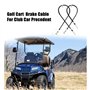 Tlily Câble de Frein pour Club Car Precedent 2008-Up,L+R CôTé Conducteur et Passager, 103528701 102557501 103528702 102557502