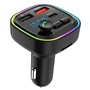 yomoe Transmetteur FM Bluetooth Adaptateur D'Autoradio Bluetooth PD 20W