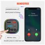 yomoe Transmetteur FM Bluetooth Adaptateur D'Autoradio Bluetooth PD 20W, Type-C et QC3.0, Prise en Charge de la Carte TF/Clé USB