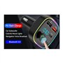 yomoe Transmetteur FM Bluetooth Adaptateur D'Autoradio Bluetooth PD 20W, Type-C et QC3.0, Prise en Charge de la Carte TF/Clé USB