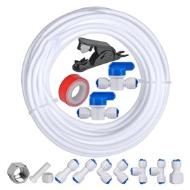 Louttary Kit Conduite d'eau pour Réfrigérateur 32