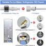 Louttary Kit Conduite d'eau pour Réfrigérateur 32,8 Pieds, Kit Conduite d'eau 1/4 Pouce Diamètre Extérieur pour Filtre à Eau pou