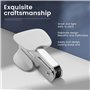 Asyduey Éliminateur d'agrafes style pin en acier blanc pour agrafes 24/6 26/6