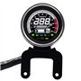 Mauedest Instrument Polyvalent Odomètre Écran LCD Tachymètre Odomètre Fournitures de Moto