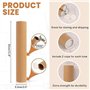 yasoe Paquet de 12 Tubes D'Expédition Tube D'Expédition en Carton de 2 X 12 Pouces avec Capuchons pour Emballer des Affiches pou