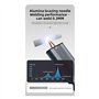 Wzxksoac HR10 Soudeuse par Points Portable Mini Soudeuse par Points à Affichage Numérique Portable 11 Vitesses Réglable 2200 MAh