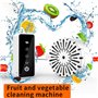 Plawee Purificateur Alimentaire Nettoyant à Ultrasons Deslag Cleaner Désinfection Multifonctionnelle