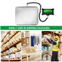 Wzxksoac Balance Numérique PS21 200 Kg Balance Postale Électronique Balance au Sol en Acier Inoxydable Affichage LCD Rétroéclair