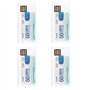 Lioggyet 4 x TempU05 Enregistreur de données de température 60 jours Analyseur de température jetable PDF USB