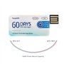 Lioggyet 4 x TempU05 Enregistreur de données de température 60 jours Analyseur de température jetable PDF USB