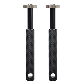 Lckiioy 2X Outil de Nettoyage des Hexagones de Golf Aiguisoir de Rainure de Golf avec 6 Coupeur pour une Rotation Optimale Noir