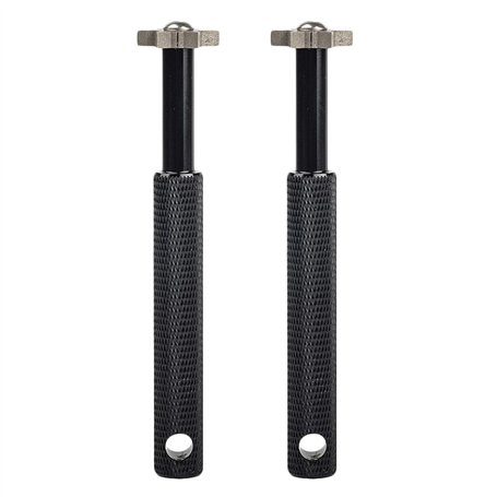 Lckiioy 2X Outil de Nettoyage des Hexagones de Golf Aiguisoir de Rainure de Golf avec 6 Coupeur pour une Rotation Optimale Noir