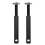 Lckiioy 2X Outil de Nettoyage des Hexagones de Golf Aiguisoir de Rainure de Golf avec 6 Coupeur pour une Rotation Optimale Noir