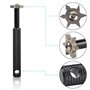 Lckiioy 2X Outil de Nettoyage des Hexagones de Golf Aiguisoir de Rainure de Golf avec 6 Coupeur pour une Rotation Optimale Noir