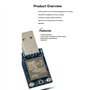 Gbloodst Module Netcom ML307A 4G Module Internet USB avec GPS Module portable multifonction sans plaque de contrôleur + antenne