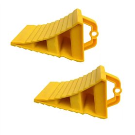 Ycagrain Paquet de 2 Cales de Roue Portables avec Poignées