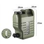 Reykentu Picky Camping Bidon à Eau Seau Réservoir d'eau Portable pour Randonnée Pique-nique BBQ, Arrosoir d'urgence 12L