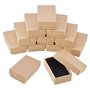 Bonkshire 24 PièCes BoîTe-Cadeau en Papier Kraft Petite BoîTe à en Papier Kraft à la Main en Carton Emballage BoîTe-Cadeau DéCor