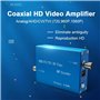 Cpolebev L'Amplificateur Vidéo AHD/TVI/CVI/CVBS 1080P S'Étend pour Le Système de Caméra de Vidéosurveillance Transmission de Sig