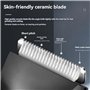 Ohulelks Tondeuse pour Poils Du Corps pour Rechargeable avec Lame en Céramique Rasoir Électrique pour Utilisation Humide/Sèche I