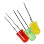 Janasiba Lot de 60 diodes électroluminescentes LED rondes de 5 mm de diamètre CC 3 V