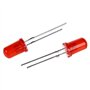 Janasiba Lot de 60 diodes électroluminescentes LED rondes de 5 mm de diamètre CC 3 V