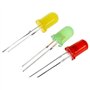Janasiba Lot de 60 diodes électroluminescentes LED rondes de 5 mm de diamètre CC 3 V