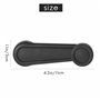 yasoe 2 x Levier/manivelle en Plastique Universel pour fenetre de Voiture Gris
