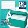 Suoumwa Boîte de Rangement pour Fiches 3 X 5 Pouces, Boîte de Rangement pour Fiches Flash Note, Boîte de Rangement pour Fiches 3