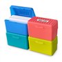 Suoumwa Boîte de Rangement pour Fiches 3 X 5 Pouces, Boîte de Rangement pour Fiches Flash Note, Boîte de Rangement pour Fiches 3