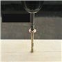Pyatofy Vis à Bois 1/4 X 3-1/4 Po Vis à Retard Structurel Torx T30 Drive Vis à Retard Structurel en Zinc - Tête de Rondelle en T