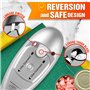 Cpolebev Ouvre-Boîte Électrique la Plupart des Canettes Ouvre-Boîte Électrique à Bord Lisse pour Gadget de Cuisine, Arthrite et 