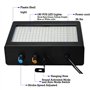 Abledance 2X Lampe Flash Stroboscopique À 180 LEDs Stroboscope de Contrôle Sonore À Distance Portable 35W RGB Vitesse RÉglable p