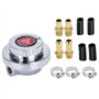 Qyrugcxs Kit de Régulateur de Pression de Carburant Réglable Universel 1-6 PSI pour Moteur à Carburateur
